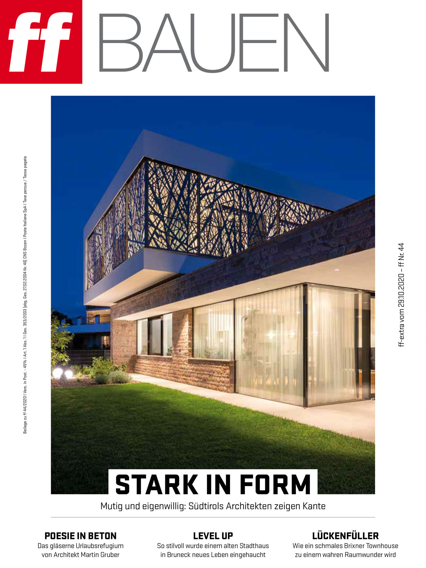 News, Press, magazine architettura, rivista architettura, abbonamenti riviste, pubblicazione, articolo architettura, pubblicazione di architettura; studio monovolume architecture + design; monovolume Bolzano; architettura Alto Adige; studio architettura bolzano; monovolume architetti
