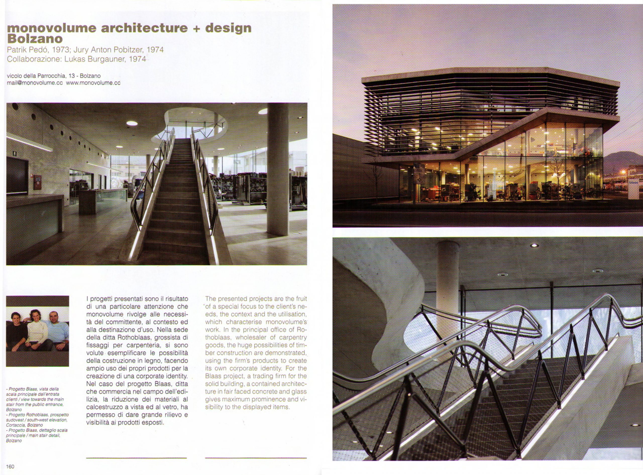 News, Presse, Artikel, Architektur Publikation; Presse; studio monovolume architecture + design; monovolume Bozen; Architektur Südtirol; studio architecture bozen; monovolume Architekten