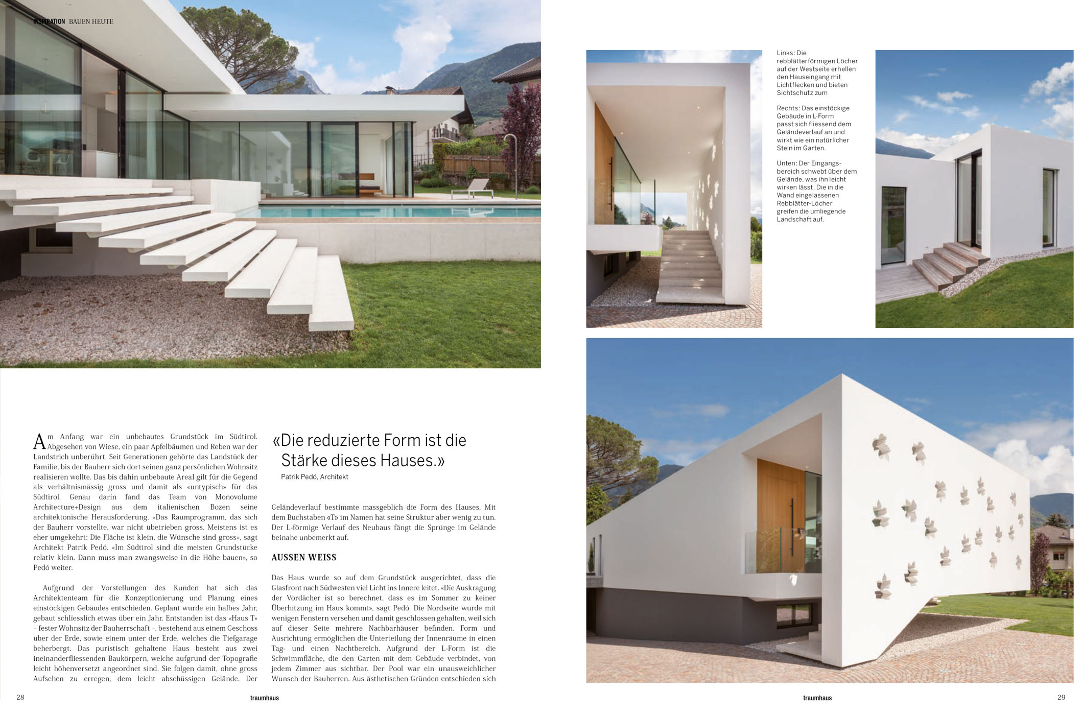 News, Press, magazine architettura, rivista architettura, abbonamenti riviste, pubblicazione, articolo architettura, pubblicazione di architettura; studio monovolume architecture + design; monovolume Bolzano; architettura Alto Adige; studio architettura bolzano; monovolume architetti