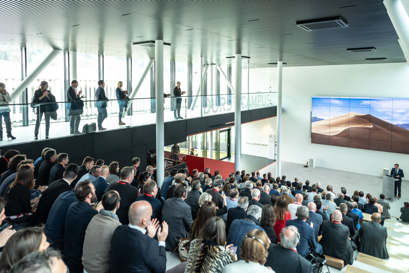Evento architettura; Opening Durst Group; Inaugurazione 2017; studio monovolume architecture + design; monovolume Bolzano; architettura Alto Adige; studio architettura Bolzano; monovolume architetti