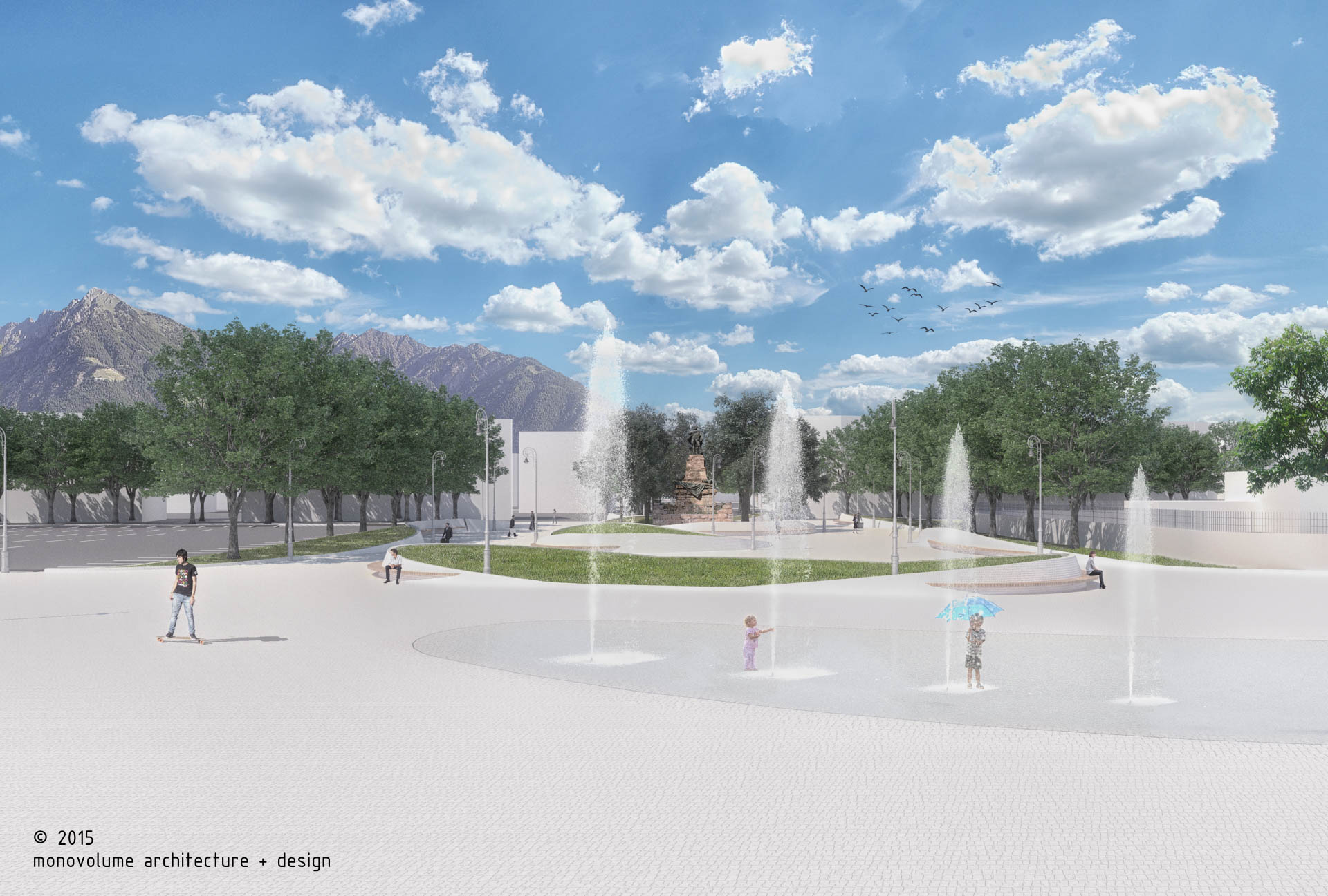 masterplan merano; stazione di merano; urbanistica merano; in bici a merano; biciclette; valle venosta; taxi meran; Rendering architettura; Comune di Merano; monovolume architecture + design; architettura Alto Adige; architettura moderna; monovolume architetti; concorso architettura