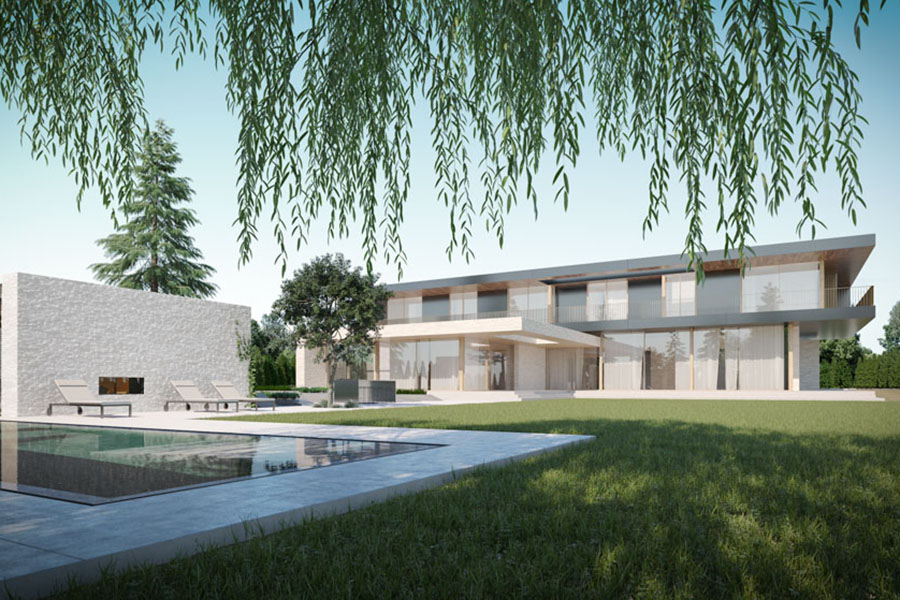 Casa F; Germania; Villa moderna; progetto residenziale; Villa; Casa di lusso; Casa Unifamiliare; Giardino Privato; Lusso ; architettura contemporanea; monovolume architecture + design; architettura Alto Adige; monovolume architetti