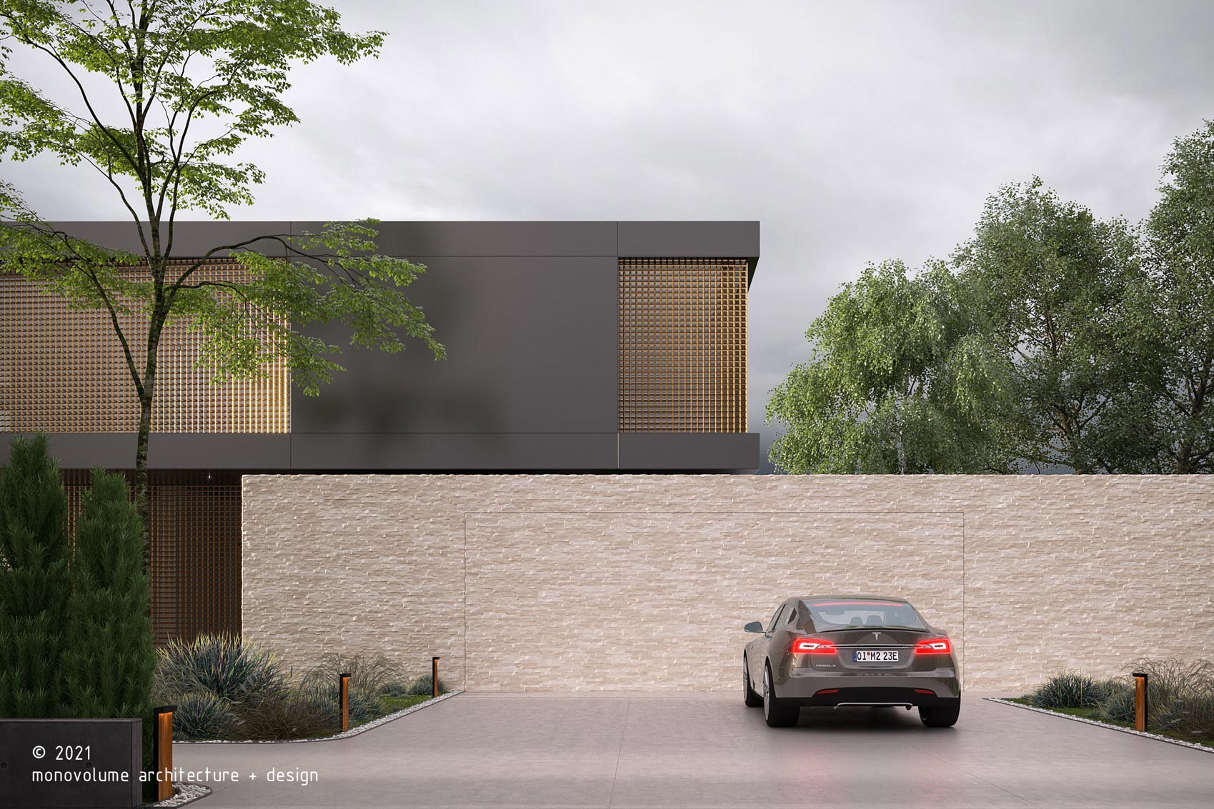 Casa F; Germania; Villa moderna; progetto residenziale; Villa; Casa di lusso; Casa Unifamiliare; Giardino Privato; Lusso ; architettura contemporanea; monovolume architecture + design; architettura Alto Adige; monovolume architetti