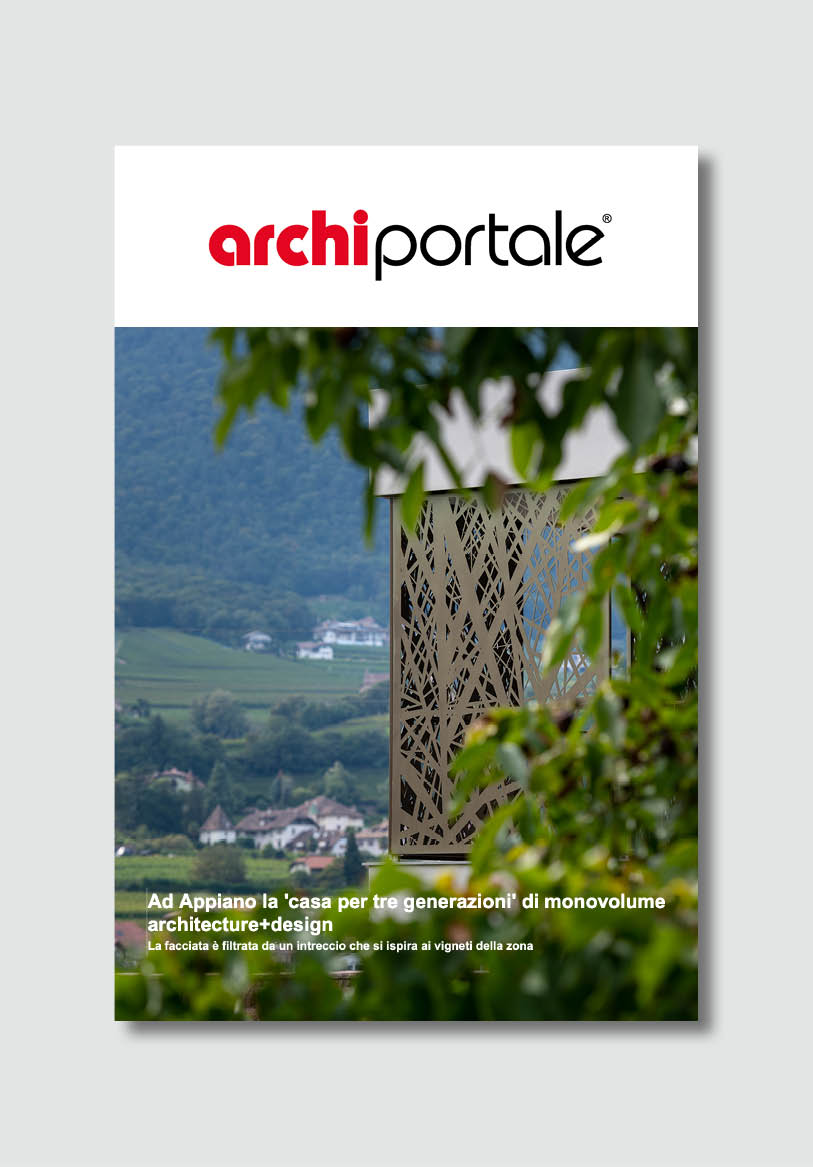 Presse, Publikation, Online Artikel, Online Architektur, Cover, Architektur Publikation; studio monovolume architecture + design; monovolume Bozen; Architektur Südtirol; studio architecture bozen; monovolume Architekten