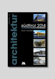 Presse, Architekturzeitschrift, Architekturmagazin, Zeitschriften Abonnements, Publikation, Cover, Architektur Publikation; studio monovolume architecture + design; monovolume Bozen; Architektur Südtirol; studio architecture bozen; monovolume architects