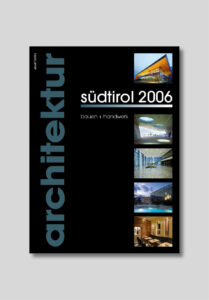 Presse, Architekturzeitschrift, Architekturmagazin, Zeitschriften Abonnements, Publikation, Cover, Architektur Publikation; studio monovolume architecture + design; monovolume Bozen; Architektur Südtirol; studio architecture bozen; monovolume architects