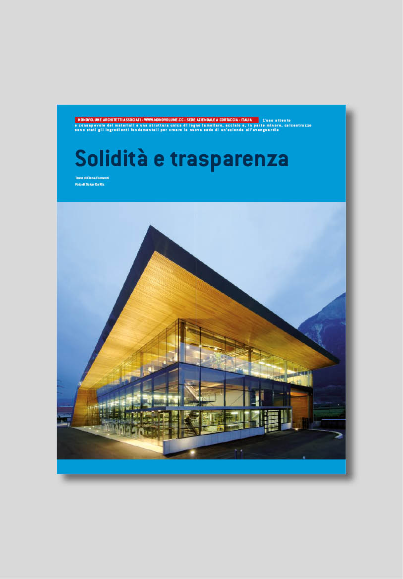 Presse, Architekturzeitschrift, Architekturmagazin, Zeitschriften Abonnements, Publikation, Cover, Architektur Publikation; studio monovolume architecture + design; monovolume Bozen; Architektur Südtirol; studio architecture bozen; monovolume architects
