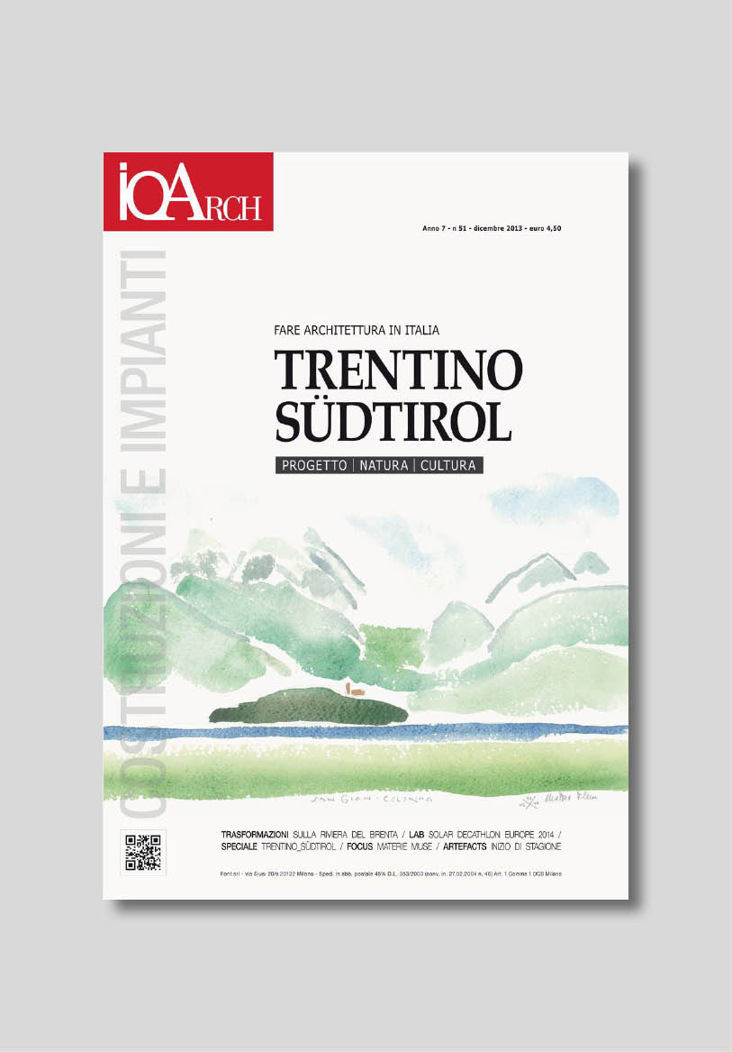 Press, architecture magazine, magazine subscriptions, publication, cover, architecture publication; studio monovolume architecture + design; monovolume Bolzano; architecture South Tyrol; studio architecture bolzano; monovolume architects