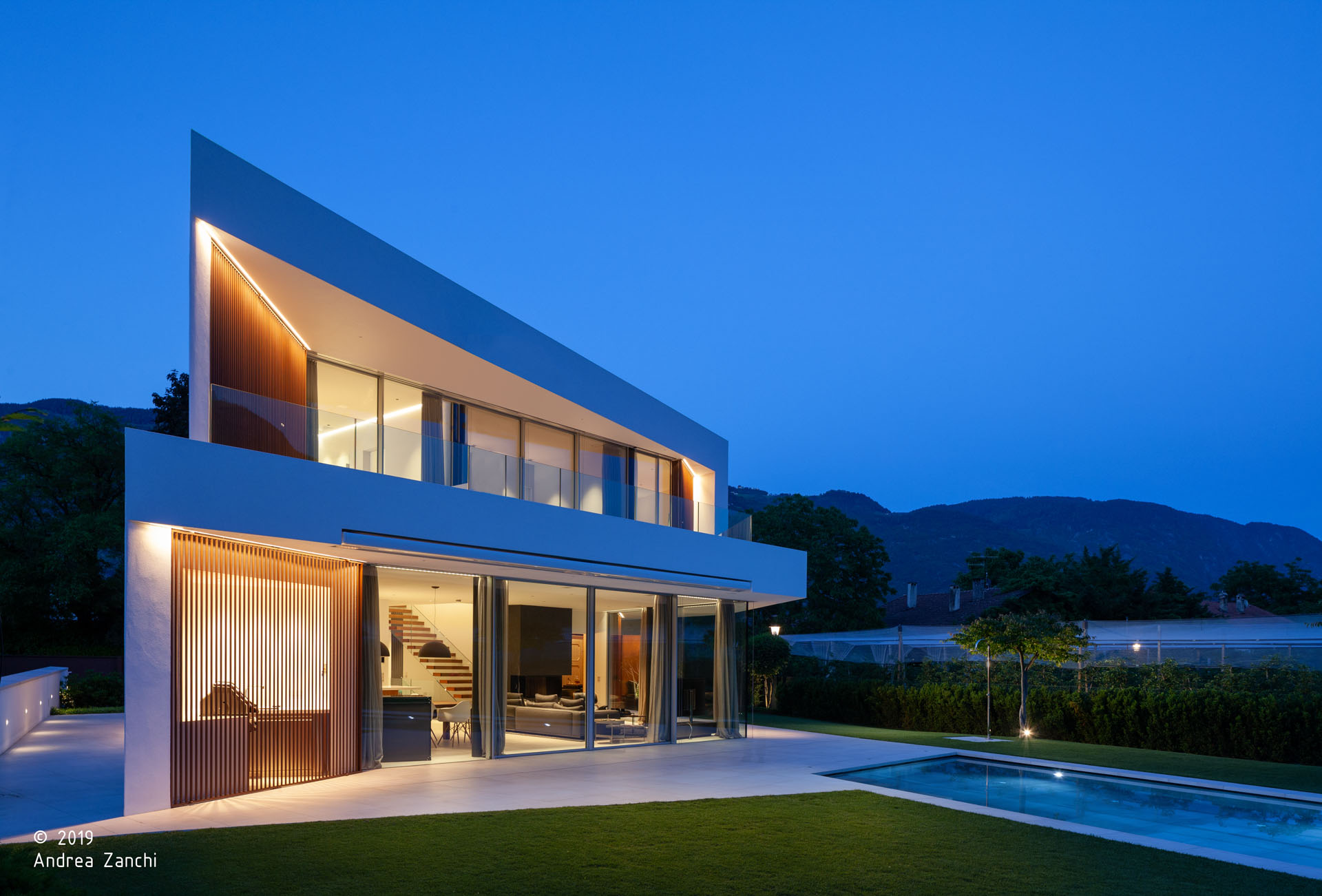 House G; Lana; South Tyrol; Architecture & Landscape; Nature; Villa; Luxury House; Pool; contemporary architecture; studio monovolume architecture + design; monovolume Bolzano; architecture South Tyrol; architecture studio Bolzano; monovolume architects